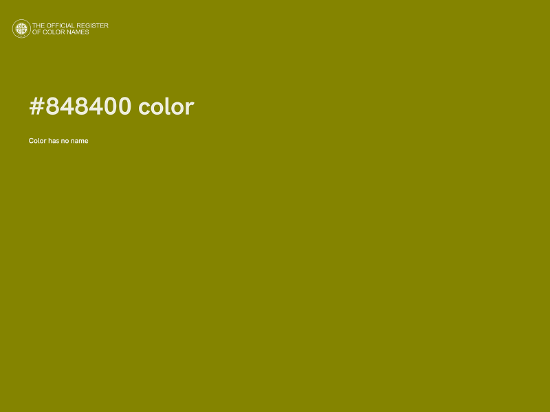#848400 color image