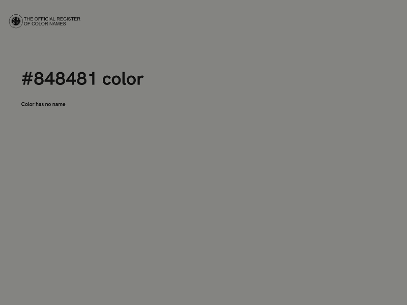#848481 color image