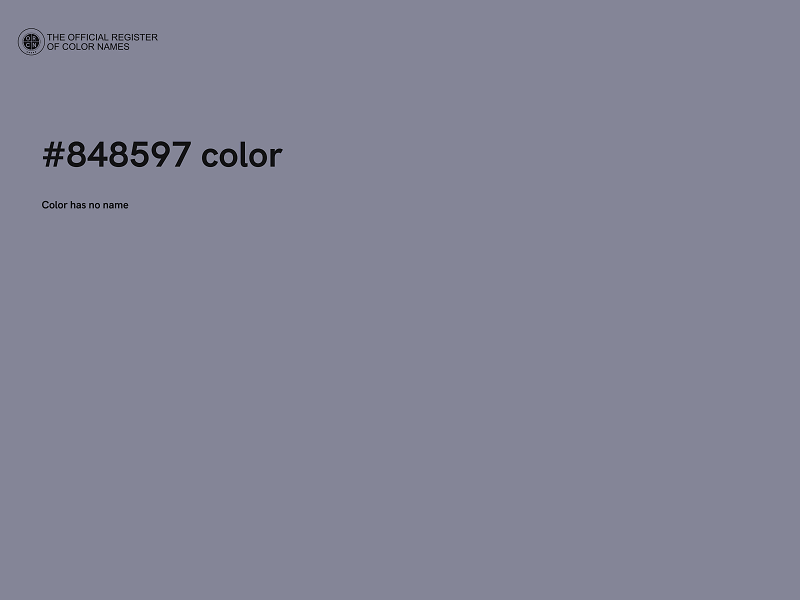 #848597 color image