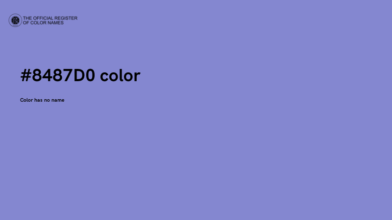 #8487D0 color image