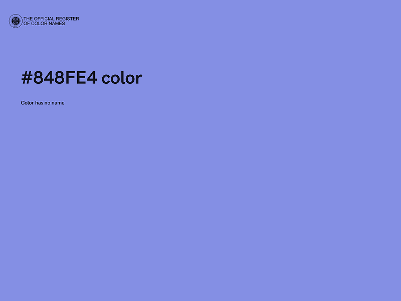 #848FE4 color image