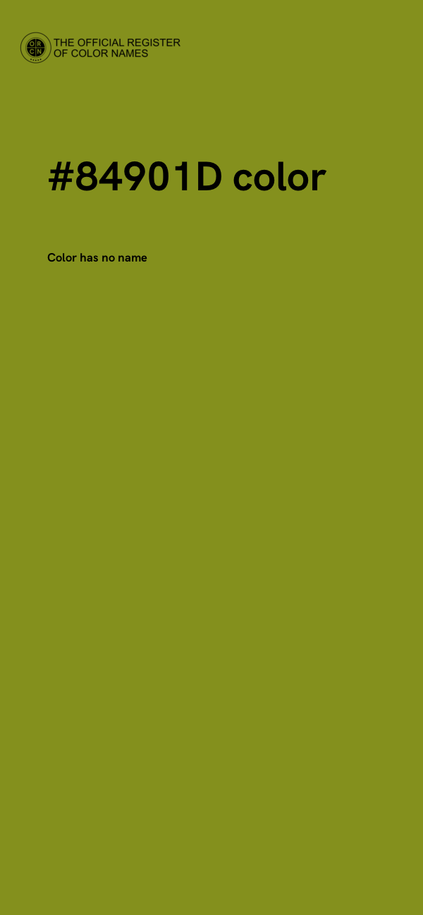 #84901D color image