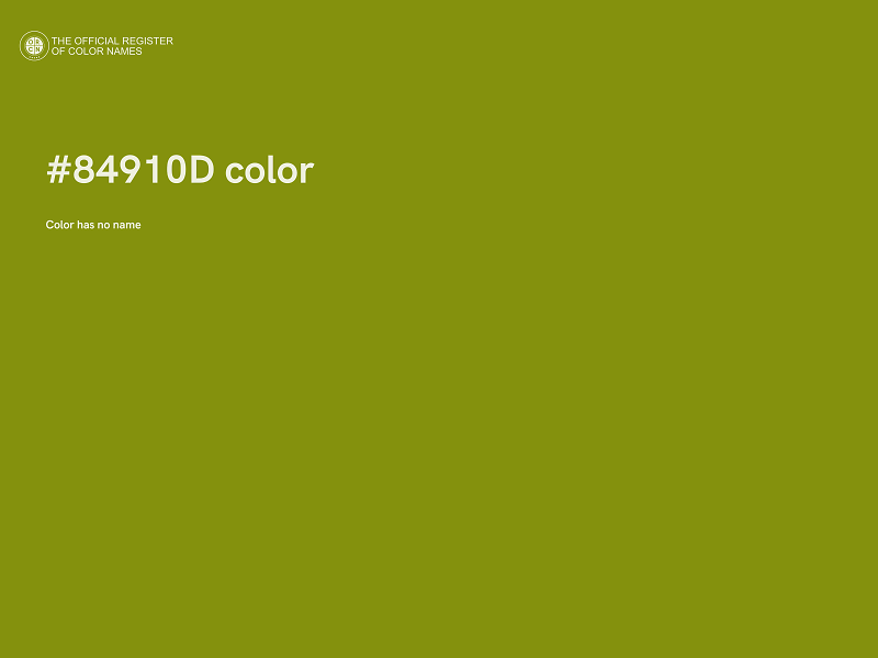 #84910D color image