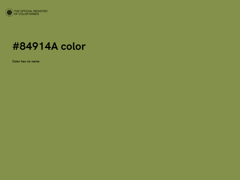 #84914A color image
