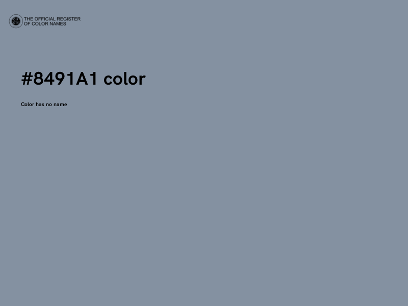 #8491A1 color image