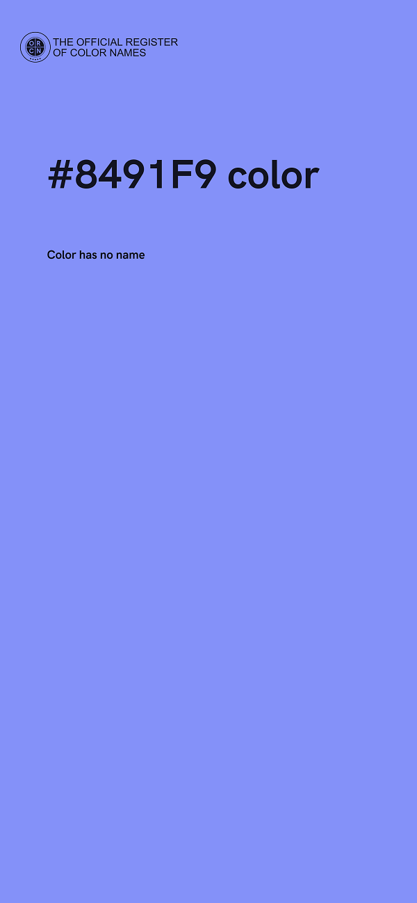 #8491F9 color image