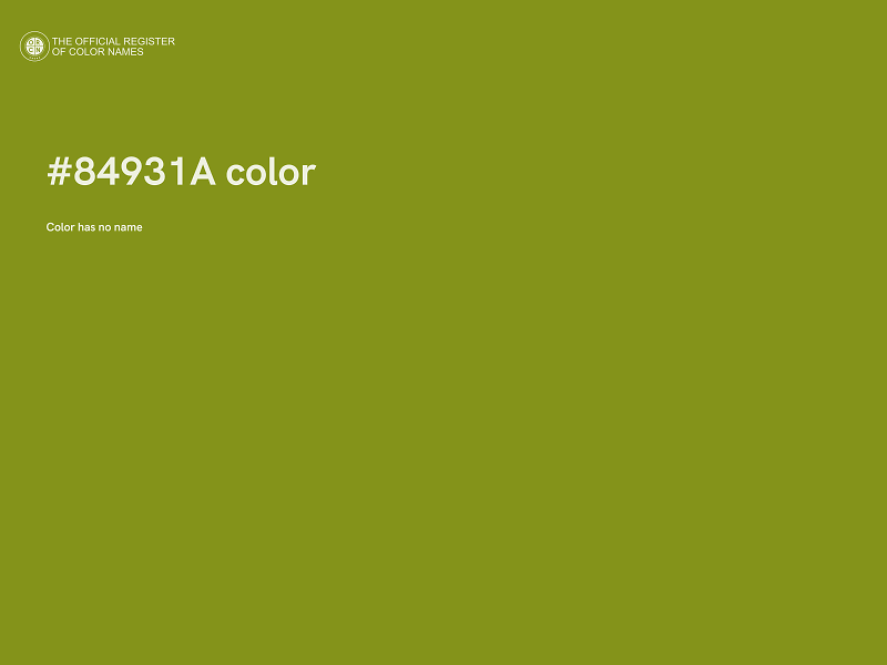 #84931A color image