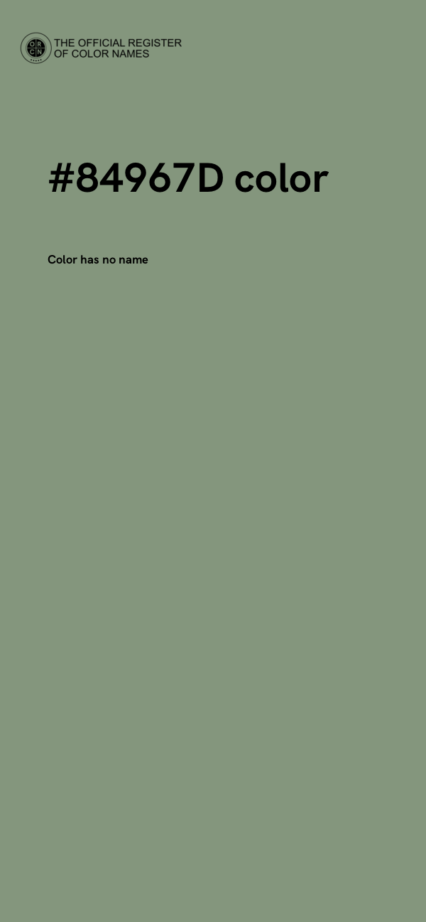 #84967D color image