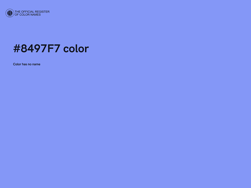 #8497F7 color image