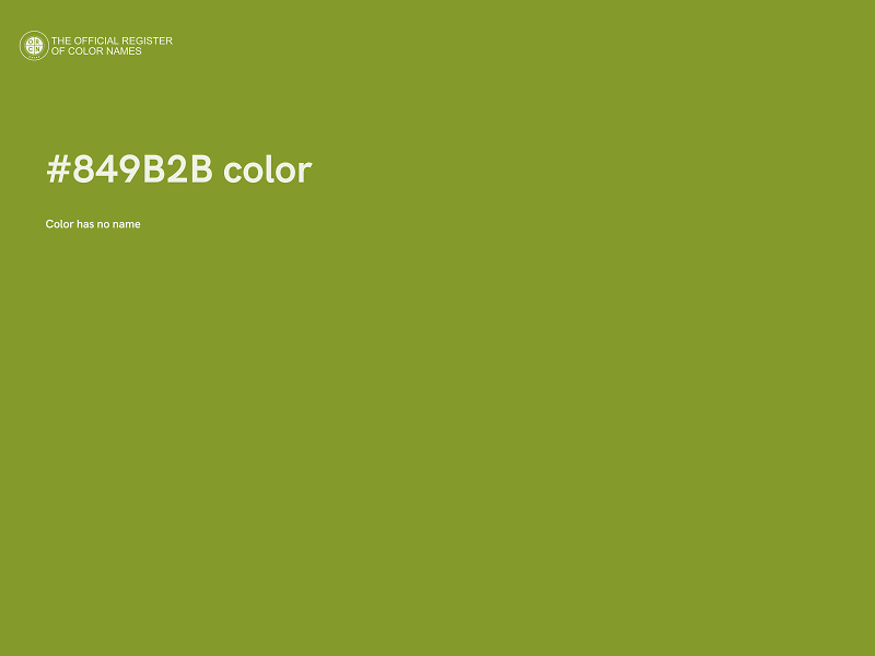 #849B2B color image