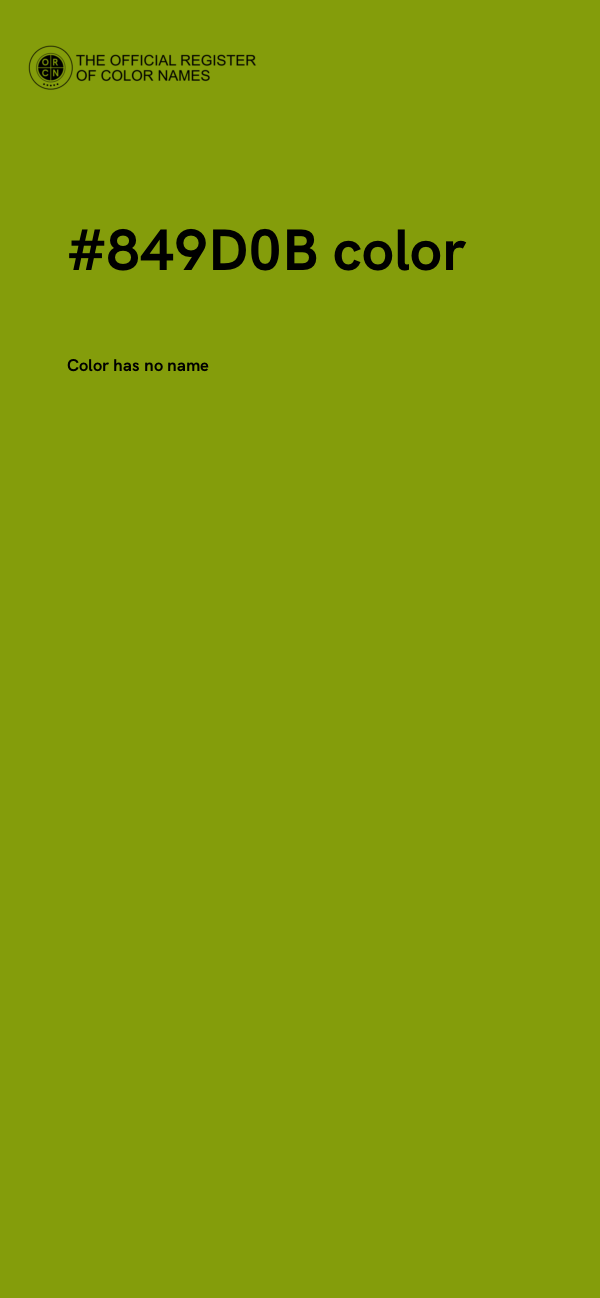 #849D0B color image
