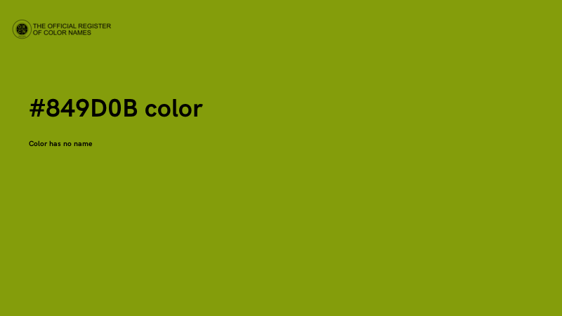 #849D0B color image