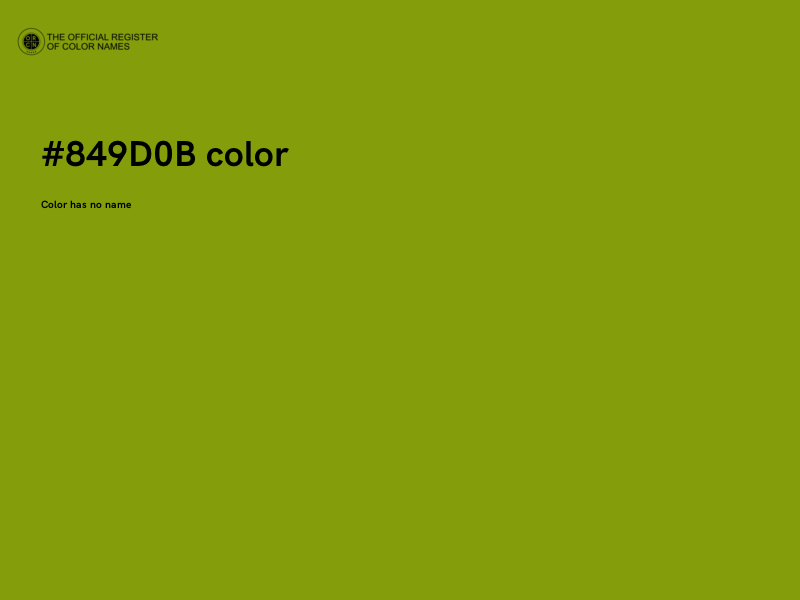 #849D0B color image