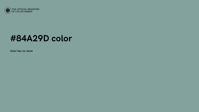 #84A29D color image