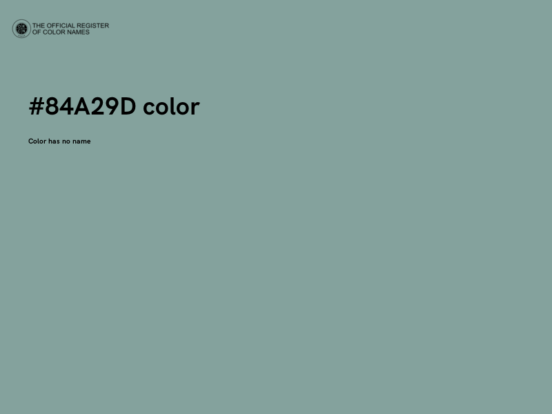#84A29D color image