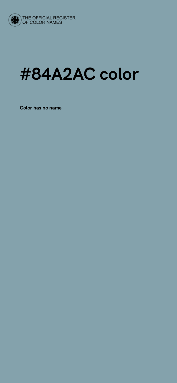 #84A2AC color image