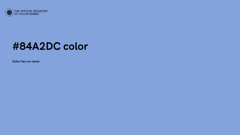 #84A2DC color image