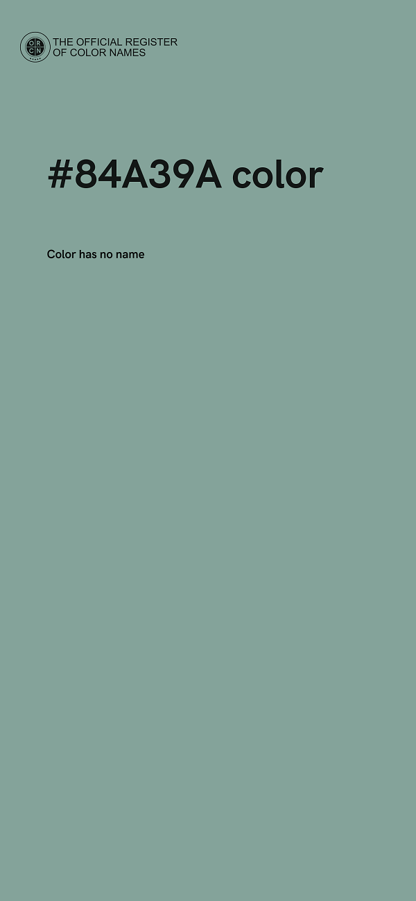 #84A39A color image