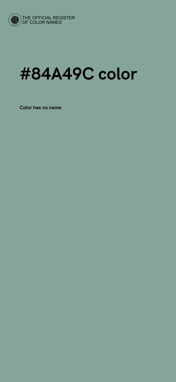 #84A49C color image