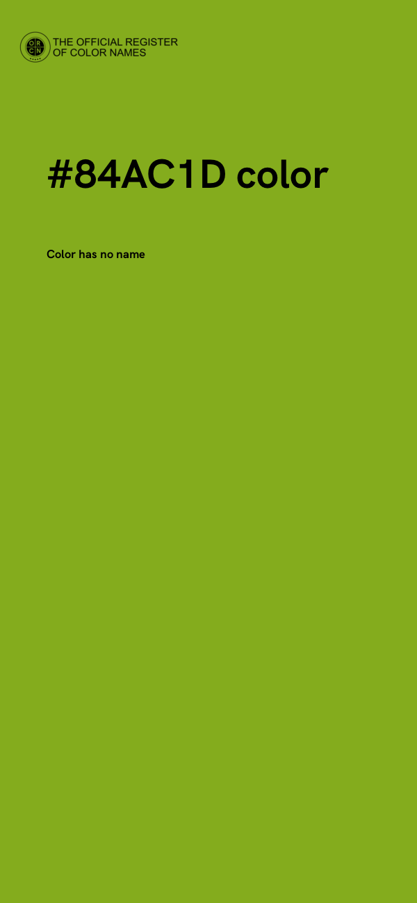#84AC1D color image