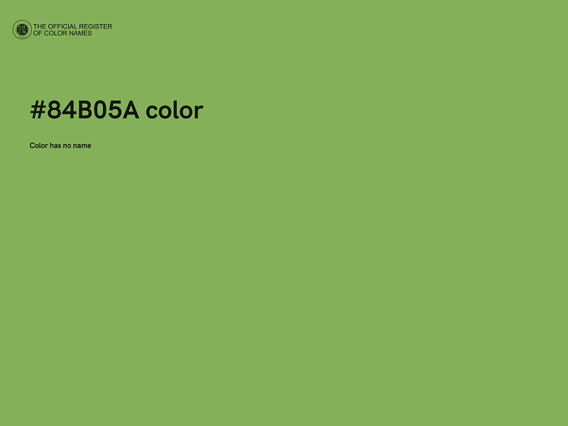 #84B05A color image