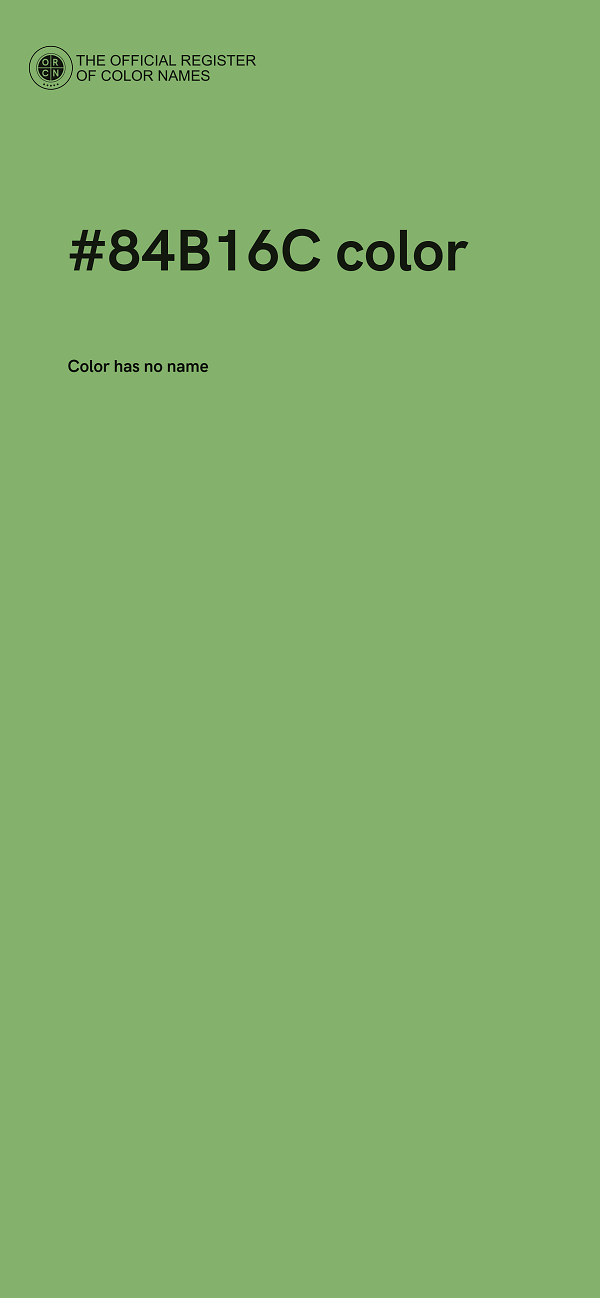 #84B16C color image