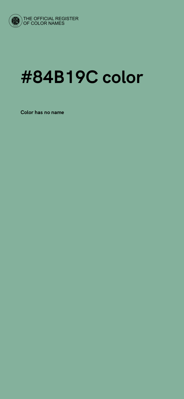 #84B19C color image