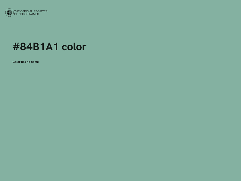 #84B1A1 color image