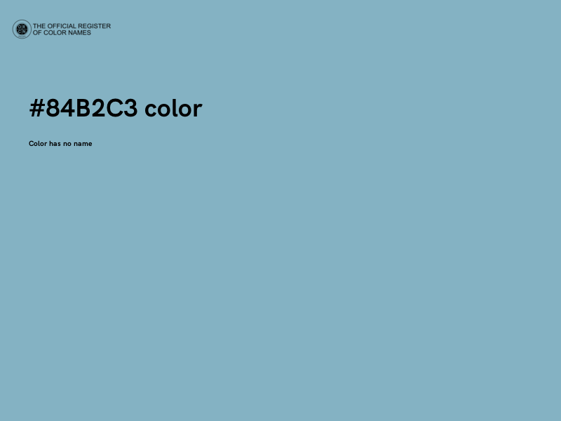 #84B2C3 color image