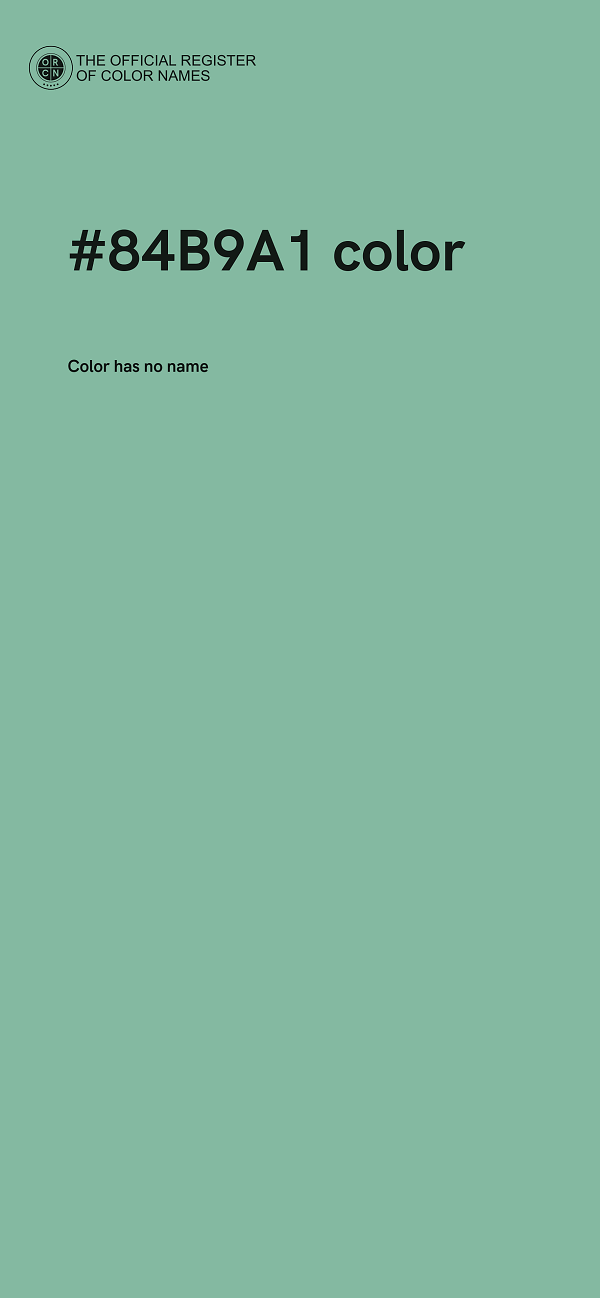 #84B9A1 color image