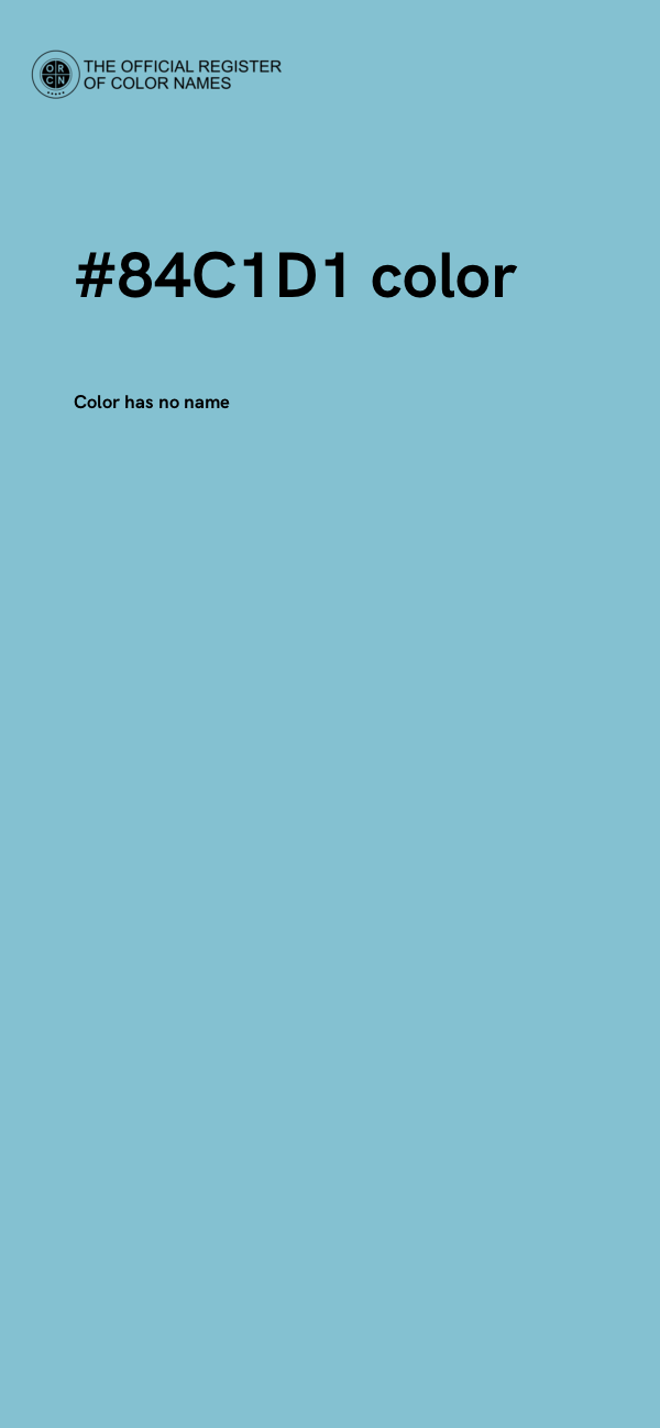 #84C1D1 color image