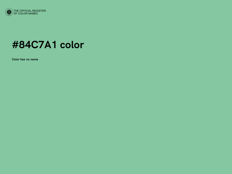 #84C7A1 color image
