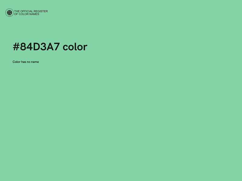 #84D3A7 color image