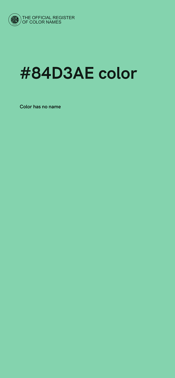 #84D3AE color image
