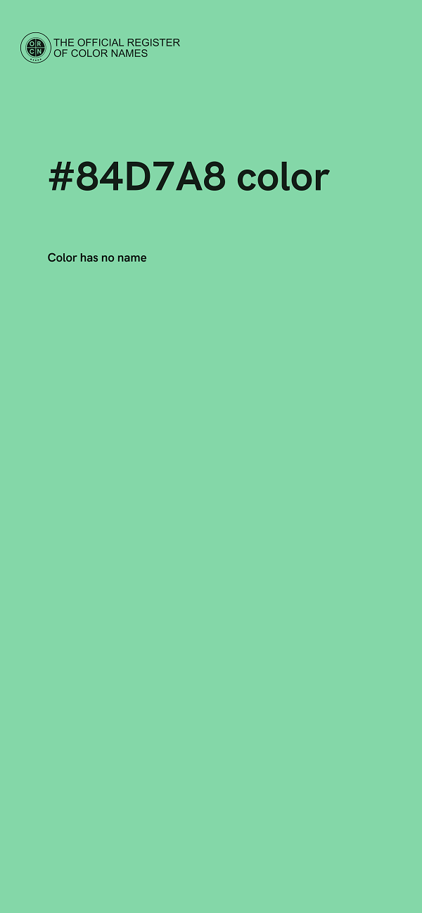 #84D7A8 color image