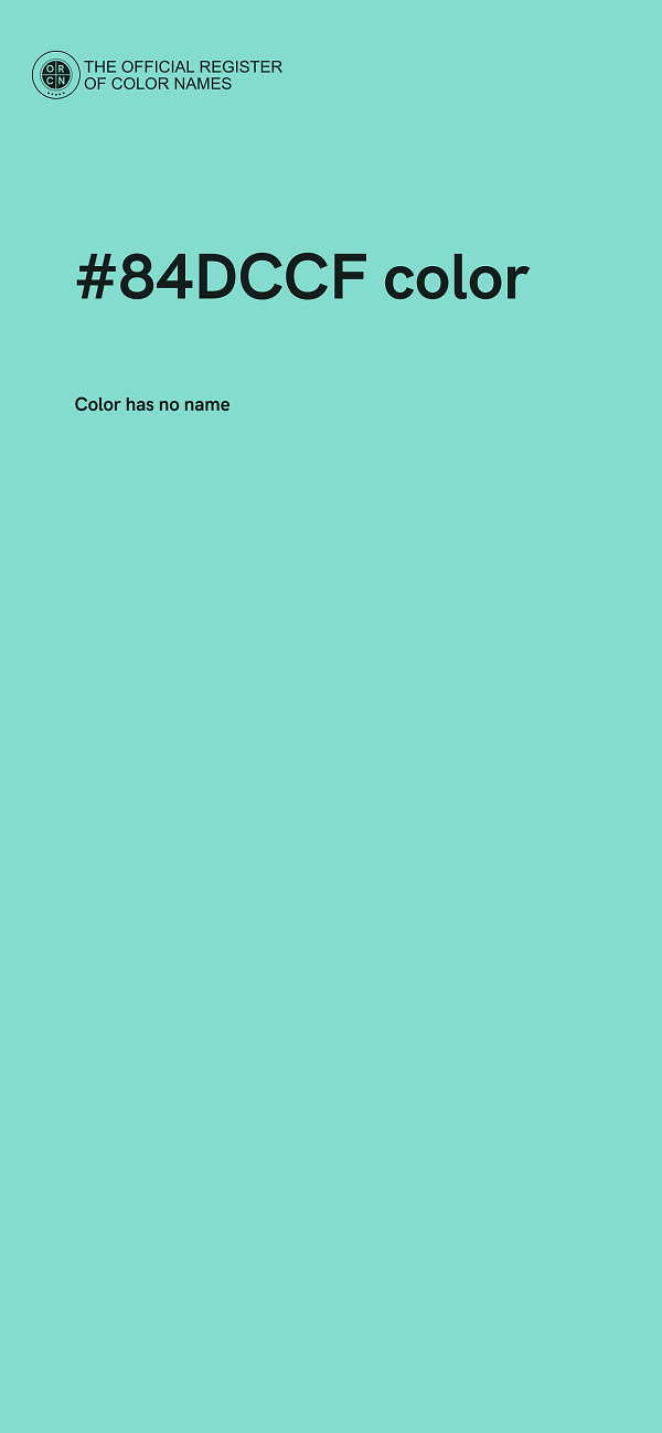 #84DCCF color image