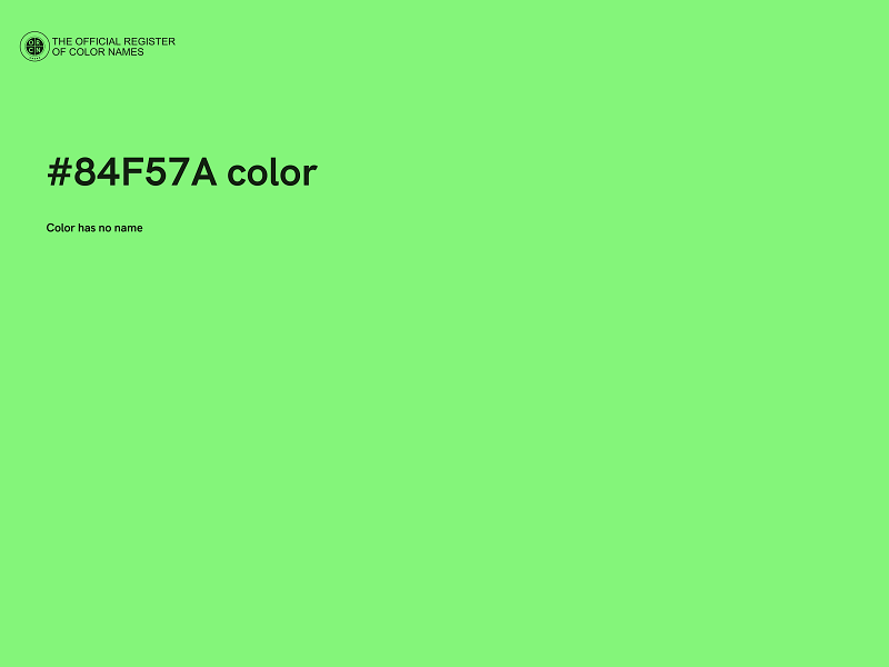 #84F57A color image