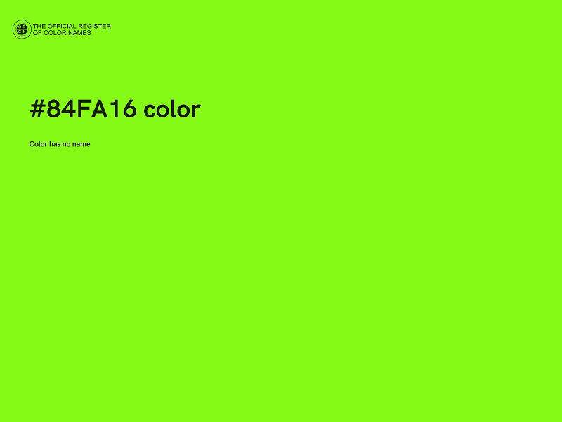 #84FA16 color image