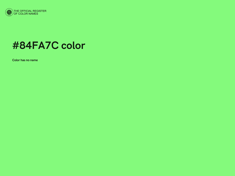 #84FA7C color image