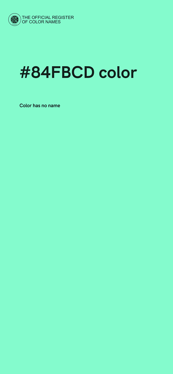 #84FBCD color image
