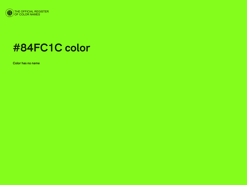 #84FC1C color image