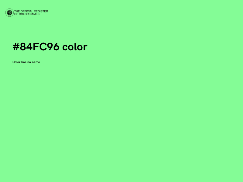 #84FC96 color image