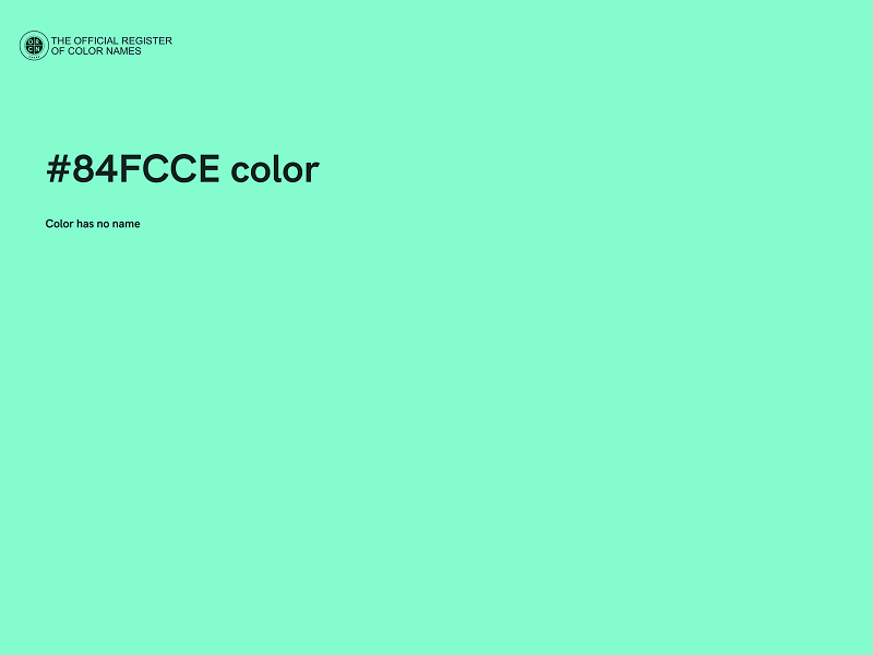 #84FCCE color image