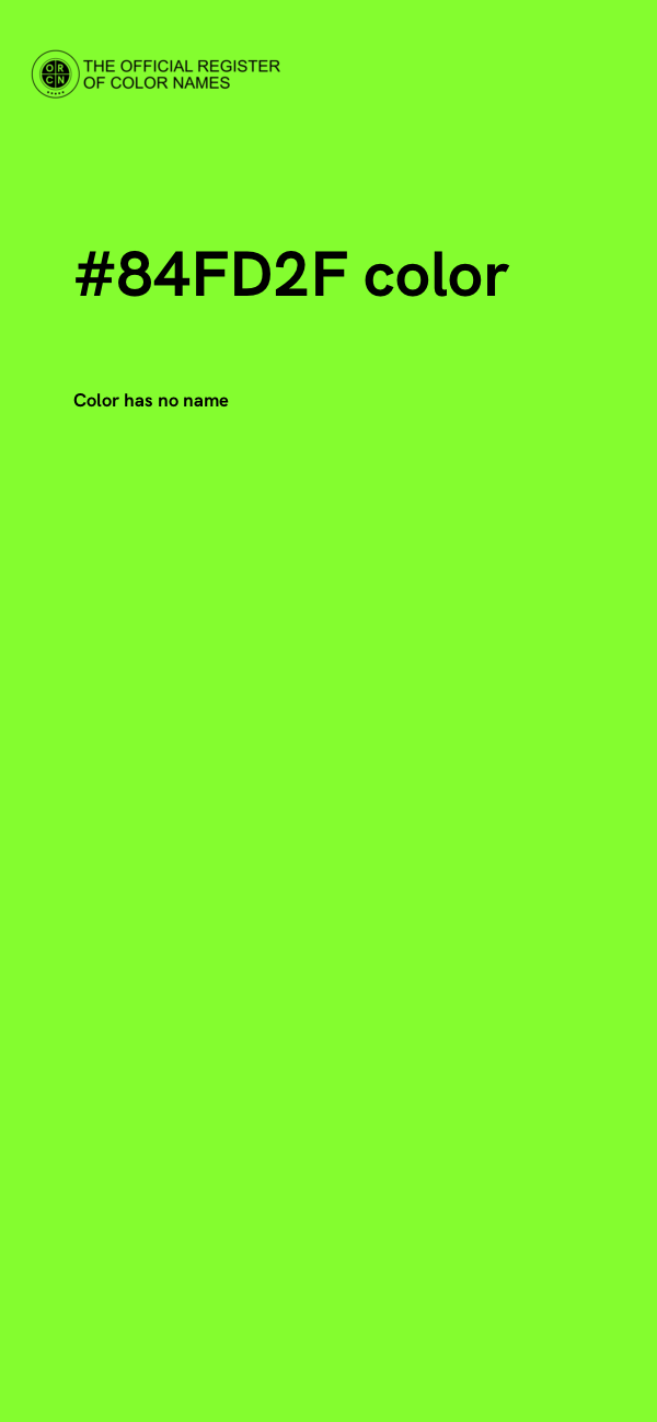 #84FD2F color image