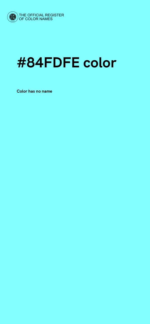 #84FDFE color image