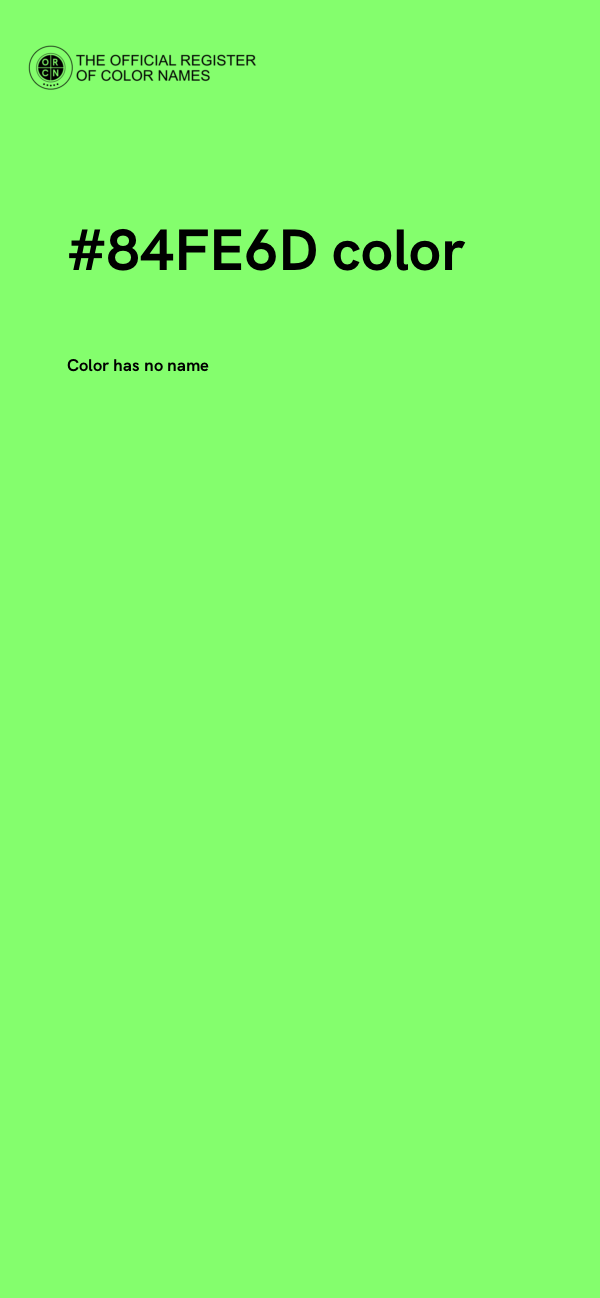 #84FE6D color image