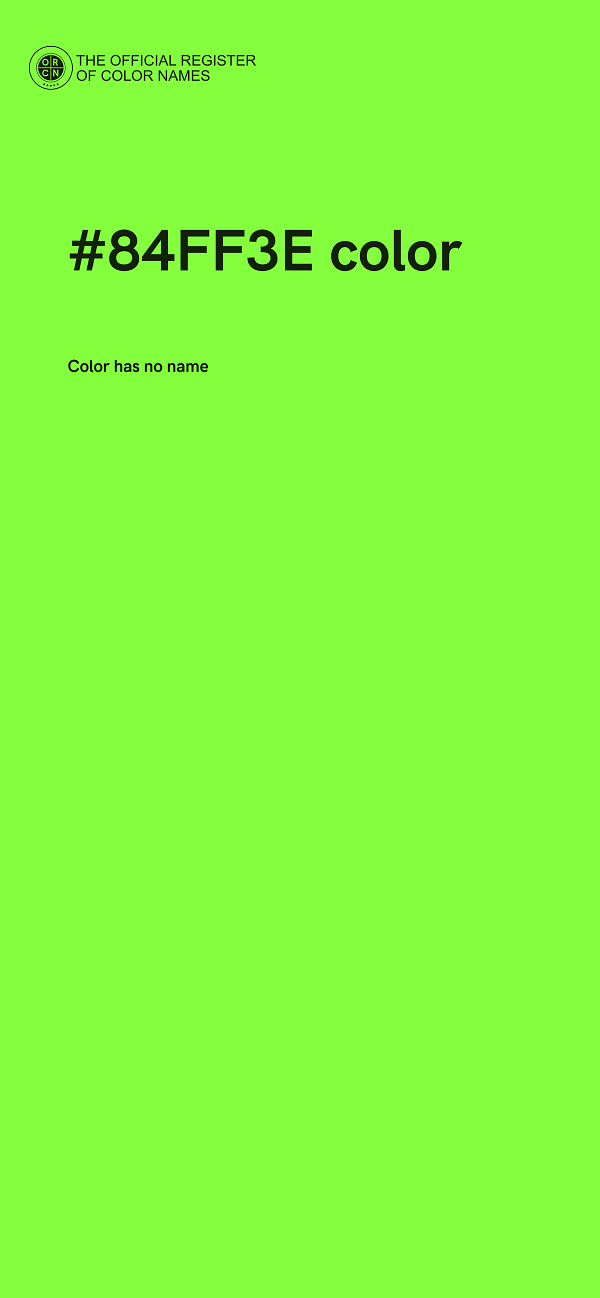#84FF3E color image