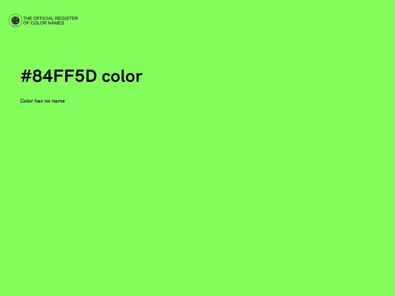 #84FF5D color image