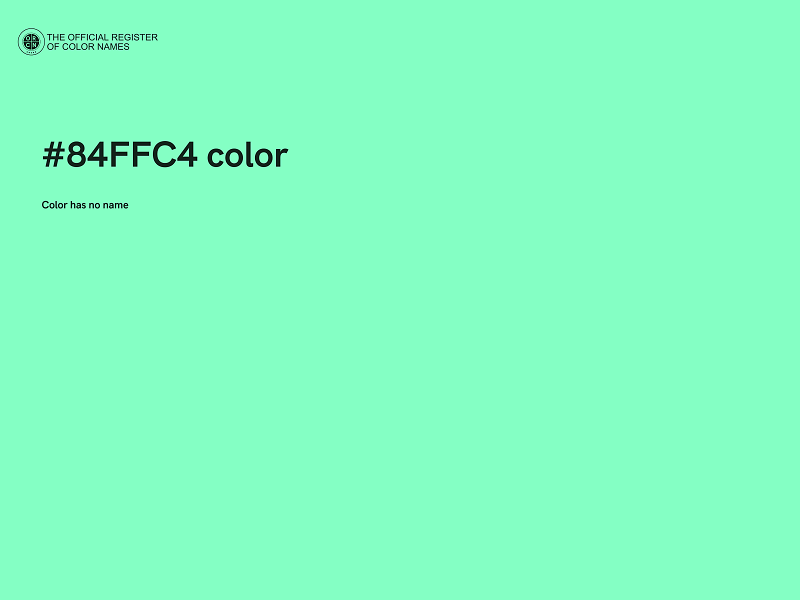 #84FFC4 color image