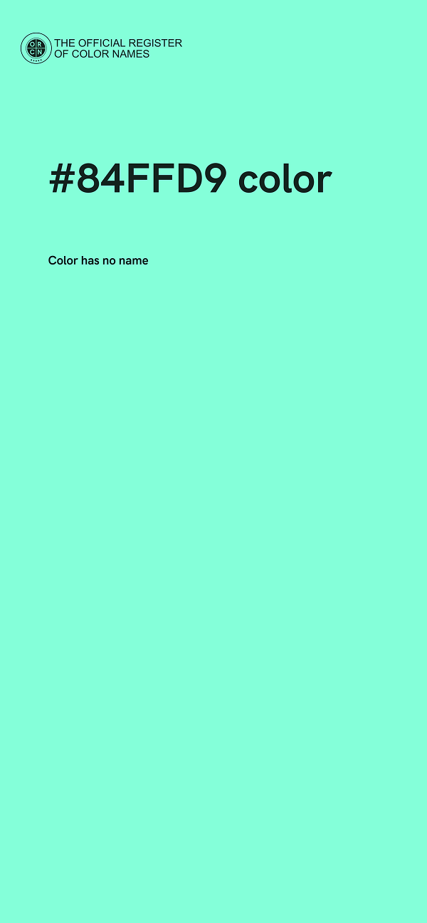 #84FFD9 color image